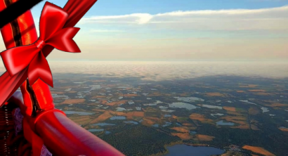 Private flight in Brenne